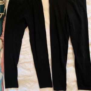 Set of black kids leggings